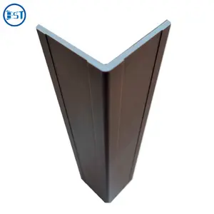 Extrusion white PVC L shaped corner protection strip profile