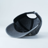 Gorra de Béisbol Unisex de 6 Paneles, Lavada al Ácido, de Alta Calidad, con Logotipo Bordado Plano, Estilo Informal, Suave, en Oferta