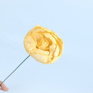 Flores Secas de Peonía <span class=keywords><strong>Preservadas</strong></span> en Madera Sola Multicolor, Venta Especial en Instagram, <span class=keywords><strong>Tallo</strong></span> Largo, Decoración para el Hogar, para el Día de la Madre y Pascua - Product Image 6