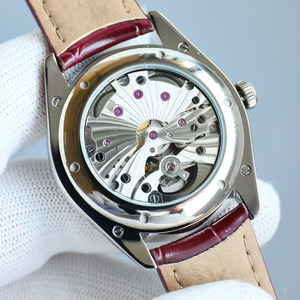Luxury best-selling fashionable classic three-hand mechanical <b>wristwatch</b> with power reserve indication and sapphire crystal - Product Image 4