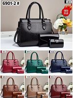Sac à main de luxe tendance pour femme, ensemble trois pièces haut de gamme, grande capacité, fermeture éclair, chaînes, doubles bretelles