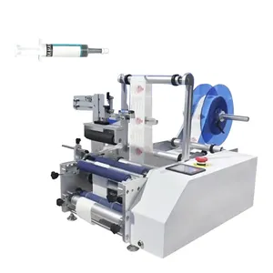 Machine d'étiquetage automatique de bouteilles rondes, machine d'étiquetage et d'emballage pour les lignes de production de bouteilles - Product Image 1