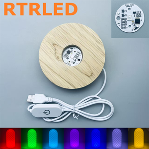 Base in Legno Intagliata a Mano per Esposizione, Supporto Cilindrico per Luce Notturna LED, Decorazione per Cameretta Bambini - Product Image 6