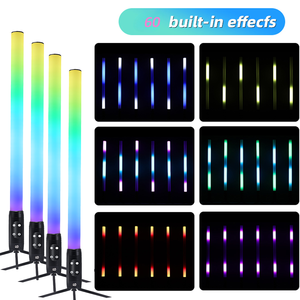 IP65 không thấm nước 360 <span class=keywords><strong>pixel</strong></span> LED ống pin ánh sáng không dây <span class=keywords><strong>DMX</strong></span> Wifi kiểm soát thanh Câu lạc bộ ánh sáng sân khấu cho DJ Đảng KTV Công viên chủ đề - Product Image 2