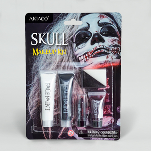 Suministros <span class=keywords><strong>de</strong></span> pintura <span class=keywords><strong>de</strong></span> arte corporal Natural, logotipo personalizado, Cosplay <span class=keywords><strong>de</strong></span> Halloween, pintura <span class=keywords><strong>de</strong></span> <span class=keywords><strong>cara</strong></span> <span class=keywords><strong>de</strong></span> <span class=keywords><strong>Calavera</strong></span>, Kit <span class=keywords><strong>de</strong></span> maquillaje <span class=keywords><strong>de</strong></span> sangre falsa - Product Image 1