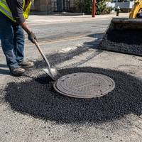 Sac de 25 kg – Choix Expert – Asphalte à froid de qualité professionnelle pour la restauration des routes en béton