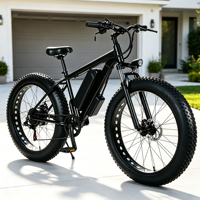 Bicicleta Eléctrica de Montaña de Alto Rendimiento con Motor de 48V 1000W y Llantas Gruesas de 26 Pulgadas, Suministro de Fábrica