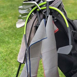 Wholesale Printed Towels With <b>Hook</b> and Pocket Microfiber Fabric Waffle Pattern Golf Towel Custom Logo - Product Image 2