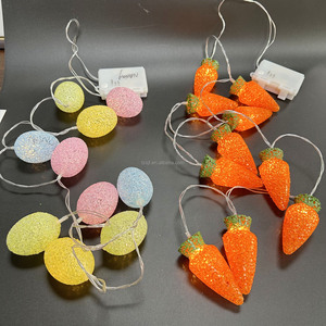 JUFU LED Easter <strong>Rice</strong> Egg String <strong>Light</strong> IP44 Festive Atmosphere Decorative Lighting for Children's Room Battery Operated Easter - Product Image 4