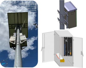 Thời tiết trạm gió tốc độ gió hướng nhiệt độ độ ẩm trang web nhỏ năng lượng PV microstation năng lượng tủ - Product Image 4