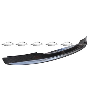 CSL Style Carbon Fiber Front Lip Bumper Chin Spoiler <b>Wing</b> for BMW E46 HC Bumper Splitters Flaps - Product Image 5