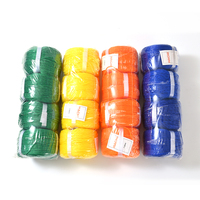 Fil de pêche multifilament PE en gros, 210D, couleur noire, haute ténacité, 1000 m de longueur sur bobine