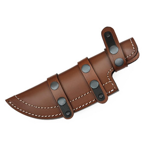Handmade Leather Knife Sheath Durable <b>Belt</b> Loop Storage Cover for Outdoor Hunting Camping <b>Tools</b> Premium Cowhide Leather Sheath - Product Image 1