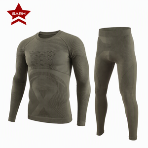 Ensemble de sous-vêtements de ski fonctionnels <span class=keywords><strong>SARH</strong></span>, ensemble de sport et de fitness, séchage rapide, élastique, coupe ajustée, résistant au froid et chaud, ensemble deux pièces - Product Image 1