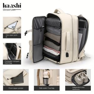 Wholesale Mochila <b>Large</b> Capacity <b>Women</b> Design Business Big Expandable Waterproof Bagpack Travel Back Pack Laptop Bag <b>Backpacks</b> - Product Image 4