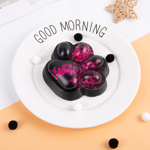 Juguetes Blandos de Gato con Patas Negras de 8cm, Serie Noche Estrellada con Brillo Ámbar, Juguetes Antiestrés de Patas de Gatito para Niños y Adultos, Regalo al por Mayor - Product Image 3