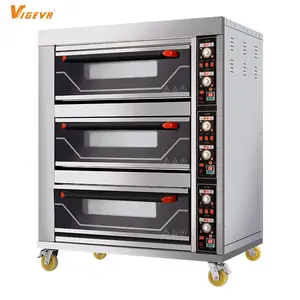 Forno per pizza commerciale elettrico macchine per la produzione di pane industriale forno da forno macchine da forno forno a ponte