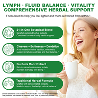 Liquide de soutien naturel pour la détoxification et le drainage lymphatique, soutien immunitaire et antioxydant