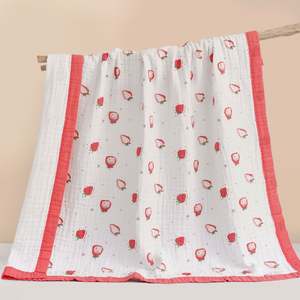 Toalla de Baño para Bebé con Diseño Personalizado, 100% Algodón Orgánico, Muselina, Manta Envolvente de 6 Capas para Recién Nacidos - Product Image 2