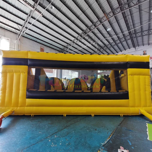 Juegos inflables de obstáculos con pelotas grandes para adultos, desafío de eliminación con pelotas tóxicas para eventos al aire libre. - Product Image 4
