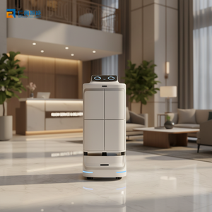 <span class=keywords><strong>Robot</strong></span> de livraison hôtelier autonome Janz Speedybot avec capacité de charge de 20 kg, guidage vocal interactif et accueil intelligent - Product Image 5