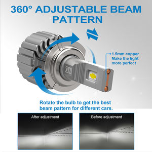 NAO-Focos De luz Led Para coche, bombillas De 50000Lm, ND Spider, H7, H11, H4, H1 - Product Image 5
