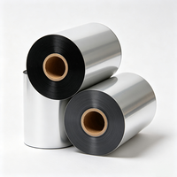Ruban de transfert thermique en résine Haoxuan 80 mm x 300 m, ruban haute durabilité pour l'impression d'étiquettes, l'emballage et l'identification