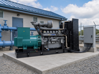 Générateurs diesel Perkins 250 KVA à châssis ouvert, générateur diesel 200 KW de type ouvert, système de refroidissement par eau, alternateur sans balais, triphasé AC