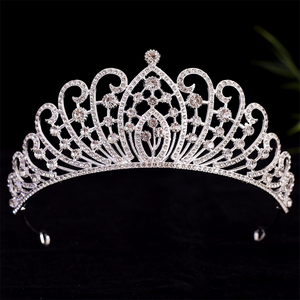 Corona de novia barroca, accesorio para el cabello nupcial chapado en oro para compromiso, aniversario, regalado por la naturaleza - Product Image 6