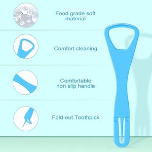 Joycare RTS-OC - Cepillo Raspador de Lengua de Doble Cara de TPR, Duradero y Colorido, con Opción de Logotipo Personalizado - Product Image 4