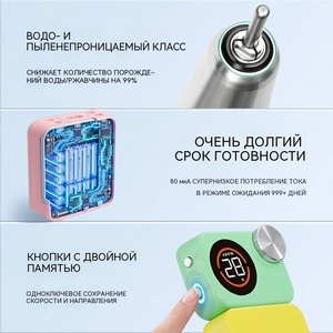 AMDMG Frezer Dlya Nogtey 35000RPM Elektrischer Kabelloser Nagelfräser für Acryl-Gel-Nägel Salon-Maniküre - Product Image 5