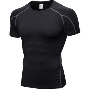King Mcgreen Star logotipo personalizado gimnasio entrenamiento Rash Guard para hombres atléticos <span class=keywords><strong>camisas</strong></span> de compresión de secado rápido <span class=keywords><strong>Berserk</strong></span> estampado camisetas camiseta - Product Image 1