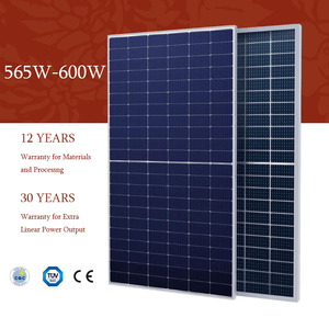 แผงโซลาร์เซลล์จีนราคาถูก 565-600 วัตต์ โมโนคริสตัลไลน์ซิลิคอน 144 เซลล์ - Product Image 1