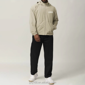 Veste coupe-vent imperméable en softshell léger en polyester recyclé avec logo personnalisé OEM pour <span class=keywords><strong>homme</strong></span> - Product Image 3