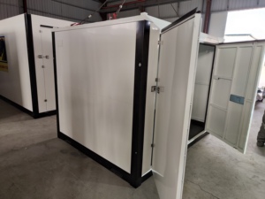 מארז שטוח להפיל מיני 5ft 8 ft 10ft 12 'סככת פלדה העברת אחסון מתקפל נייד מתקפל יחידות אחסון עצמי - Product Image 2