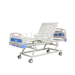 Produsen grosir 3-fungsi dilipat furnitur klinik, perawatan medis logam, tempat tidur pasien listrik dapat disesuaikan - Product Image 1