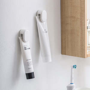 Colgadores de plástico FTS, accesorio de instalación <span class=keywords><strong>fijo</strong></span> y colgante tipo adsorción, gancho de <span class=keywords><strong>ducha</strong></span> sin perforación, adhesivo de abrazadera de pared - Product Image 4