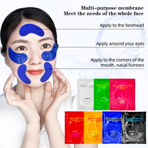 Patchs oculaires en collagène cristallin multicolores personnalisés, traitement anti-âge, <span class=keywords><strong>cernes</strong></span> et poches, blanchissant, marque privée - Product Image 1