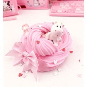 Kit de Slime Esponjoso Creativo con Purpurina, Textura Suave y Vibrante, Actividad Educativa de Plastilina para Niños Creativos - Product Image 3