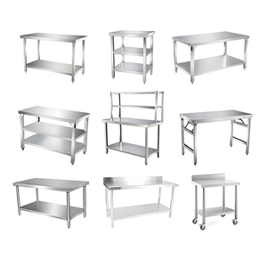 Tavolo da Lavoro in Acciaio Inox Personalizzabile per Cucina Commerciale, Banco da Lavoro in Acciaio Inox - Product Image 2