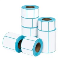 Rouleaux thermiques jumbo Yoko YKL-080 57*30mm & 80mm, papier autocollant monocouche pour imprimante, 80x80, utilisation express