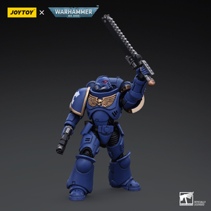 Joytoy 1/18แอคชั่นฟิกเกอร์สำหรับ Warhammer 40K Space marines ultramarines outriders Brother catonus JT2825 - Product Image 4