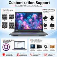 Laptop da Gaming 16 Pollici I7 11370H RTX 4060 8GB 64GB DDR4 1TB SSD 144Hz IPS Tastiera Retroilluminata Notebook Windows 11 OEM per Aziende