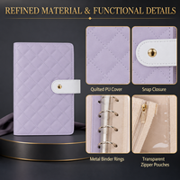 Organisateur de bijoux de voyage simple en cuir PU, classeur de rangement avec pochettes transparentes amovibles à fermeture éclair, logo personnalisé OEM ODM Saint-Valentin