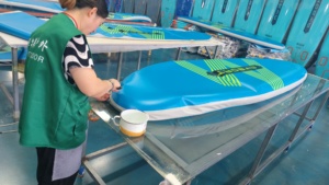 Tabla de Paddle Surf Inflable con LOGO OEM, 9-14 pies, Extra Ancha, Personalizable, para Surf en Pie en el Mar, PF Custom/53 Longitud Personalizable - Product Image 5