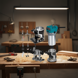 Kit de Router CNC Compacto de 1.25Hp con Base Fija Inclinable, Velocidad Variable, Herramienta para Trabajar la Madera, Torque Máximo de 30000 RPM - Product Image 2