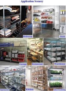 Hot bán 6 Tier 18 "D x 72" W x 79 "H có thể điều chỉnh dây lưu trữ giá phổ biến thương mại nấm phát triển dây kệ - Product Image 6