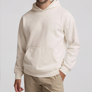 Sweat à capuche personnalisé Hip Hop en éponge française de haute qualité Sweat à capuche court Boxy vierge épais 100% coton à capuche - Product Image 1