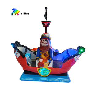 Máquina de Diversión Infantil Educativa de Interior, con Monedas, de Fibra de Vidrio, con Forma de Barco Pirata, de <span class=keywords><strong>2</strong></span> Plazas, 220V, en Inglés, 1 Año de Garantía - Product Image 1