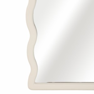 Specchio da Parete Arcuato con Cornice Ondulata, Specchio Decorativo per Camera da Letto, Bagno, Casa e Ufficio - Product Image 4